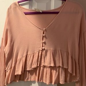 Long sleeve blouse